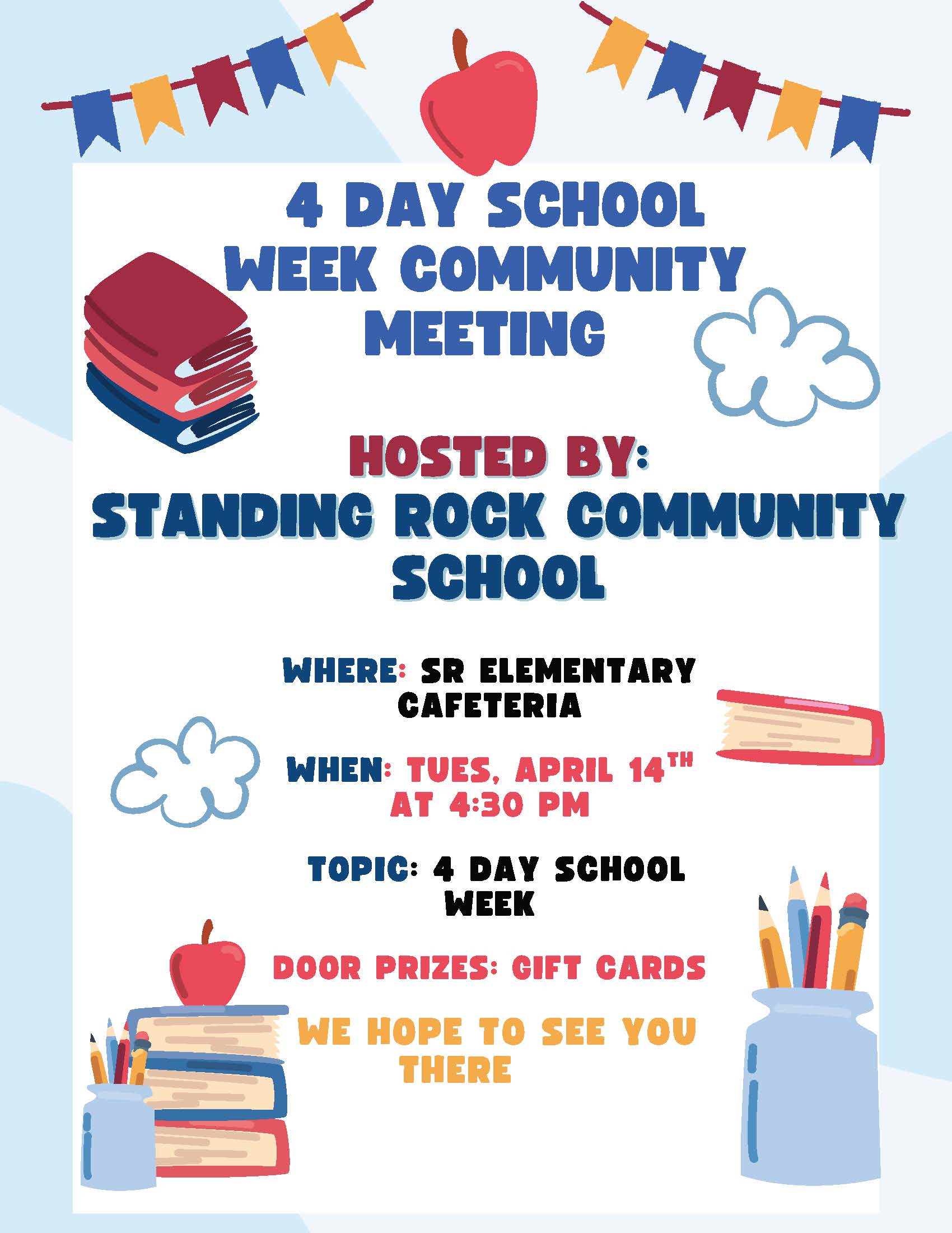 4-Day School Week Mtg Flier